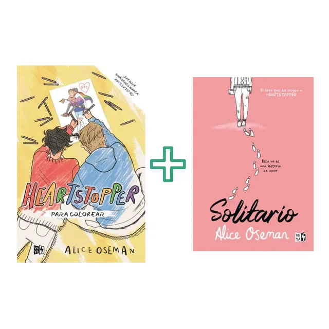 Heartstopper Colorear + Solitario - 2 Libros - Oseman - V&r 