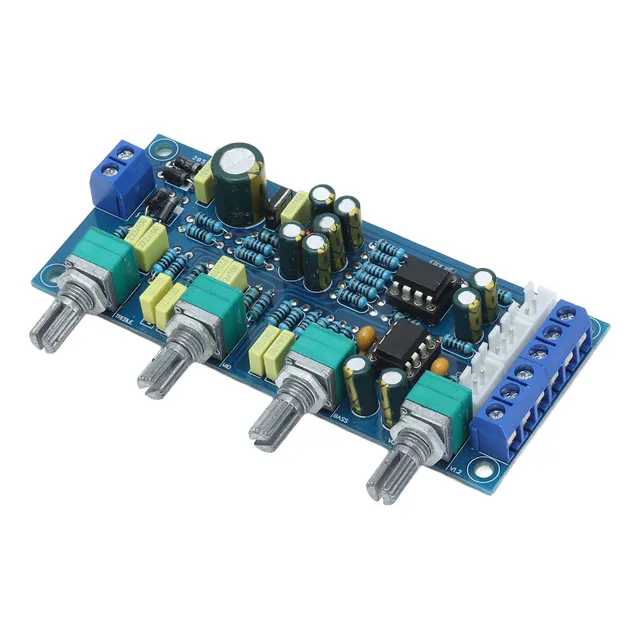 Módulo Amplificador De Audio, Placa De Tonos Preamplificador
