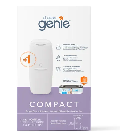 Pañal Bote For Diaper Genie Compact | Incluye 1 Recambio