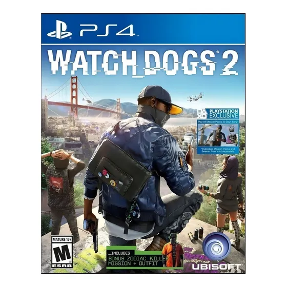 Watch Dogs 2 Standard Edition PS4 PlayStation 5 Físico
