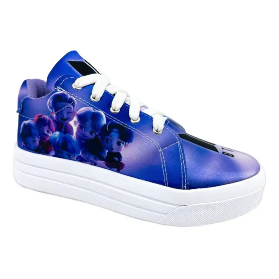 Tenis Bts Bt21 Purple You Army Universe Juvenil 422-2-mbts
