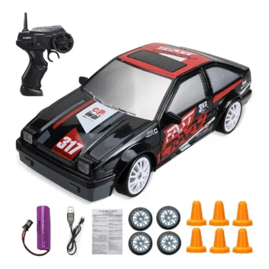 Carro Coche Rc Radio Control Remoto Drift 4wd Con 1 Bateria
