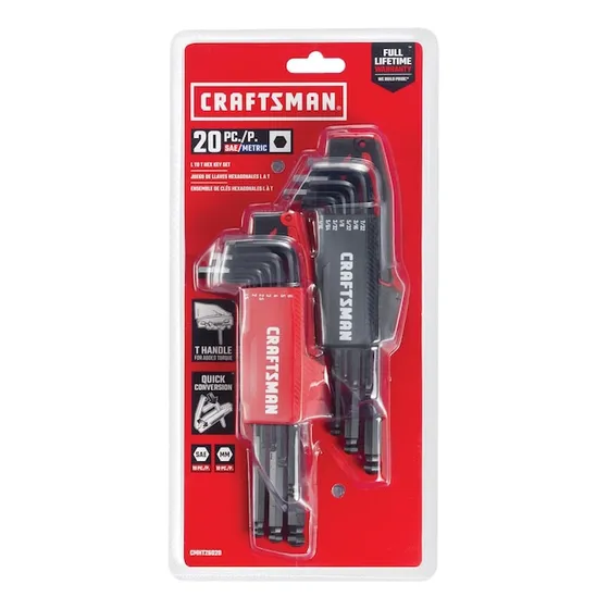 Juego De Llaves Bristol Hexagonales Craftsman 20 Pc Mm/sae 