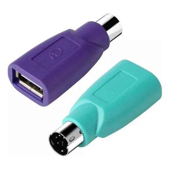 Adaptador Teclado Mouse Usb Hembra Ps2 Macho (2 Pack)