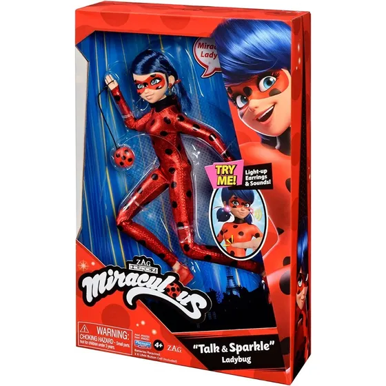 Zag Heroez Miraculous Muñeca Ladybug Luz Y Sonidos Original