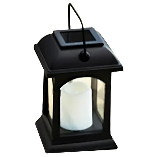 Farol Led Solar Decorativo Tipo Vela Cálida Ip54