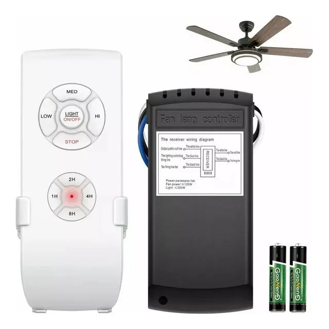 Control Remoto De Lámpara Ventilador De Techo Con 3 Veloc.