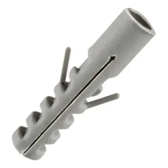 Pack 100 Tarugos De Plastico #6 Tipo Fisher Con Argolla
