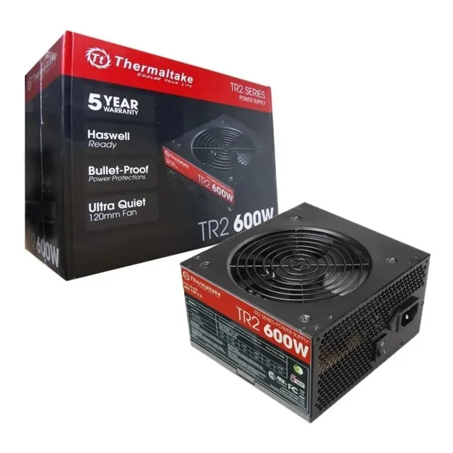 Fuente Para Pc Gamer Thermaltake Tr2 600w En Caja Garantía