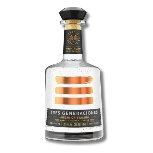 Tequila Sauza 3 Generaciones Cristalino 700 Ml