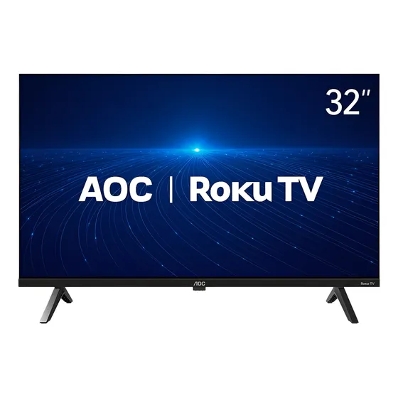 Smart Tv Aoc Hd 32  Modelo 2024 - 32s5045/78 - Google, Alexa