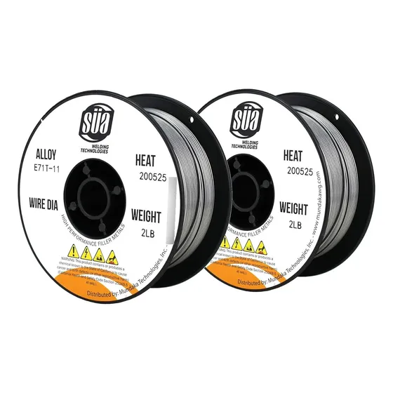 Rollo Alambre Mig E71t 11 Flux Core 0.9mm 2lb Marca Süa