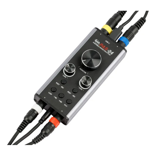 Interface Interfaz De Audio 2 Canales Streamers Kna Pas-24
