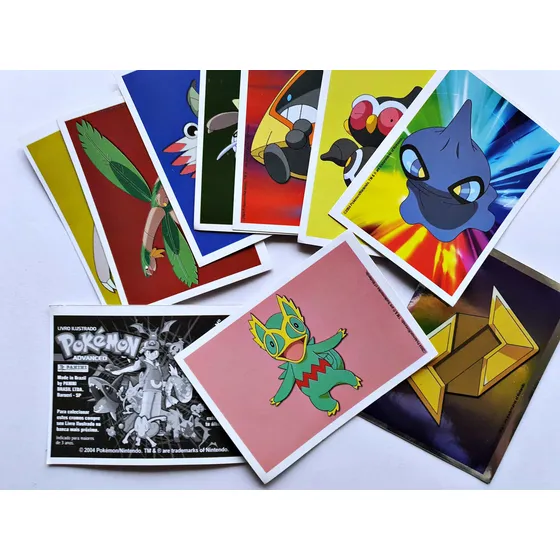 Pokémon Advanced: 15 Láminas (pack) [2004, Panini]