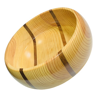 Bowl Bicolor De Madera De 25 Cm De Diámetro Bowl Bicolor De Madera De 25 Cm De Diámetro