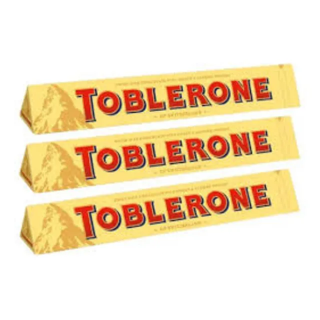 Chocolate Toblerone Clasico Importado 100 G Sintacc Pack X3