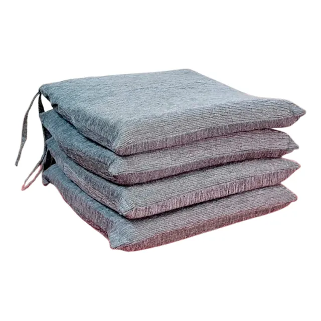 Pack X4 Almohadones Para Silla Chenille Antimancha