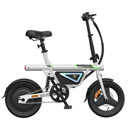 Bicicleta Elétrica Xroymexroy EB1S 500W 36V 12Ah 50km Dobrável com LED, Suspensão Traseira, Display LCD Horizontale e USB