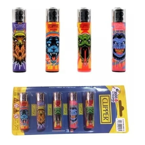 Clipper Encendedor Colección X 5 Unidades