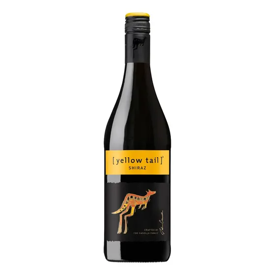 Vinho tinto australiano Yellow Tail Shiraz