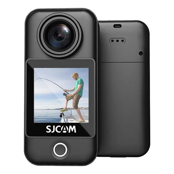 Cámara De Bolsillo Sjcam C300 4k Gyro Wifi Doble Pantalla