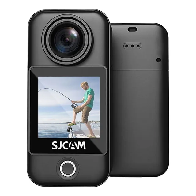 Cámara De Bolsillo Sjcam C300 4k Gyro Wifi Doble Pantalla