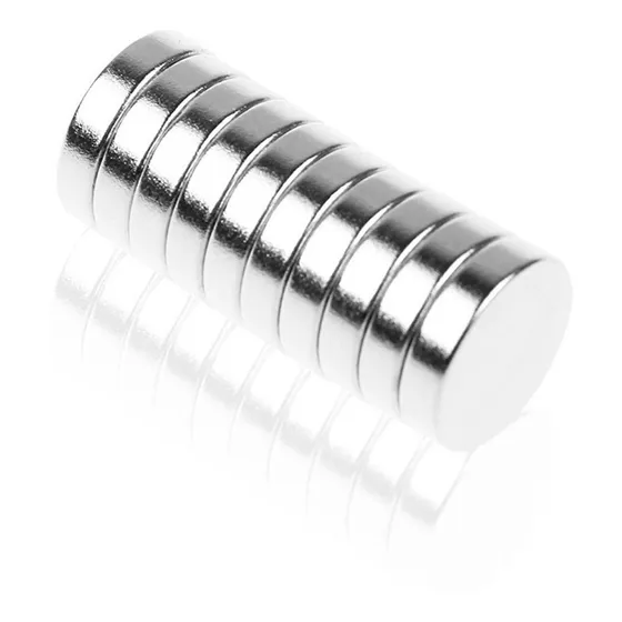 10 X Imanes De Neodimio 9x1 Mm Ultra Potentes Niquelados Candy-Ho