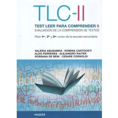 Test Leer Paraprender II (tcl II) Evaluacion De Lap De Abusamra, Valeria Editorial Paidós En Español