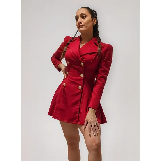 Chaqueta Blazer Mujer Elegante Tallada Al Cuerpo Nina Moda