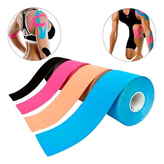 Vendaje, cinta adhesiva elástica, cinta, kinesio, fisioterapia