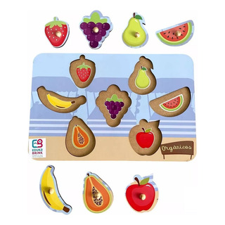 Binquedo Educativo 2 Anos Quebra Cabeça Encaixe Das Frutas Binquedo Educativo 2 Anos Quebra Cabeça Encaixe Das Frutas