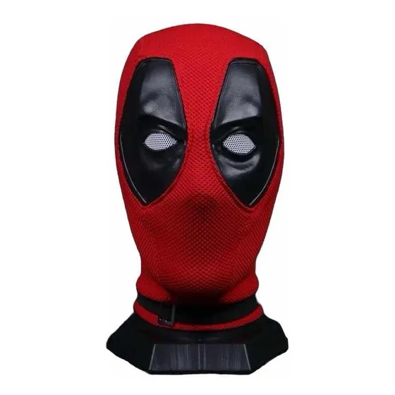 Mascara De Deadpool Malla De Nailon Ajustable Profesional