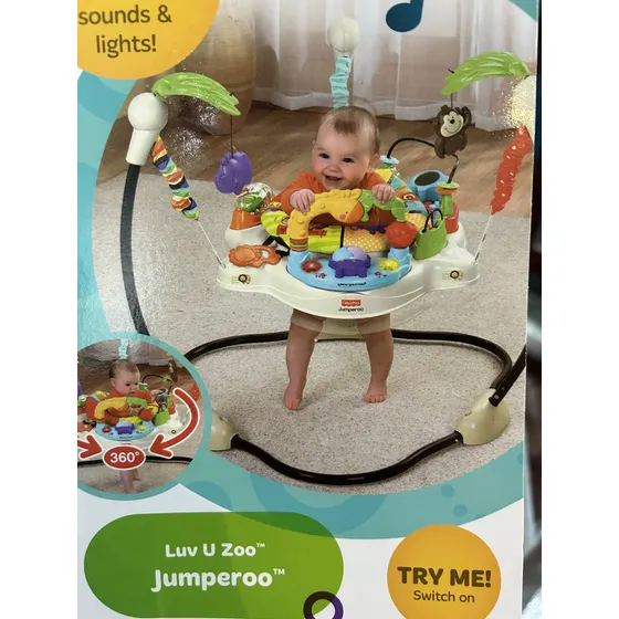 Jumperoo Silla Saltarina Gira 360 -luces -sonido -