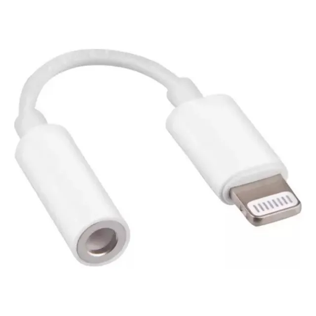 Adaptador Cable Audio iPhone Lightning A Auxiliar 3.5 Mm