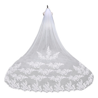 New Bordado Encaje Borde De Novia Velo De Novia Mantilla New Bordado Encaje Borde De Novia Velo De Novia Mantilla