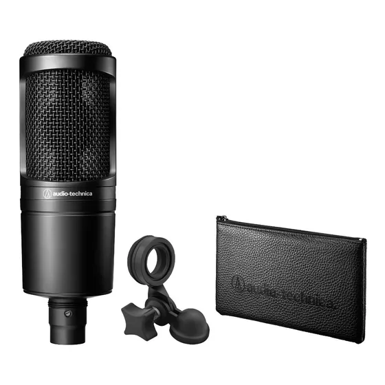 Microfone Condensador Profissional  Audio Technica At2020