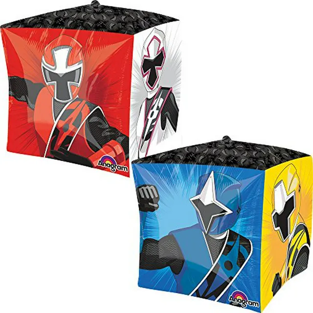 Globo Power Ranger Ninja Steel 15  En Forma De Cubo