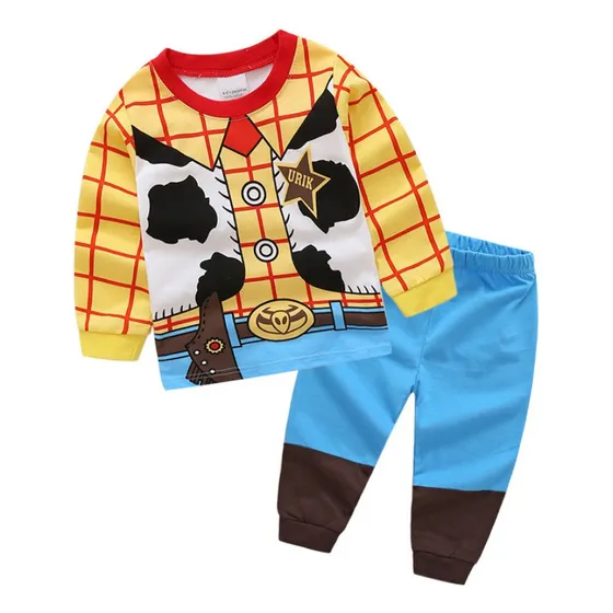 Roupa De Pijama Infantil Toy Story Woody Buzz Lightyear