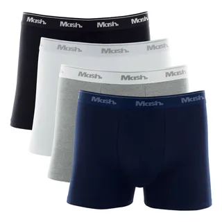 Kit 4 Cueca Mash Box Boxer Cotton AlgodĂŁo Original Kit 4 Cueca Mash Box Boxer Cotton AlgodĂŁo Original