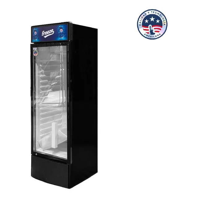 Nevera Exhibidora Vertical Tipo Visicooler Negro 400l
