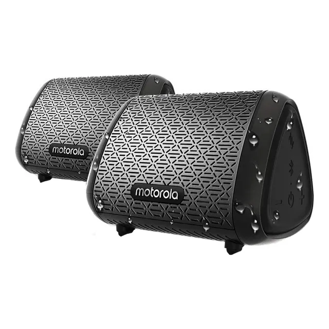 Parlante Portable Motorola Sub 340 Bluetooth 2x7w Negros