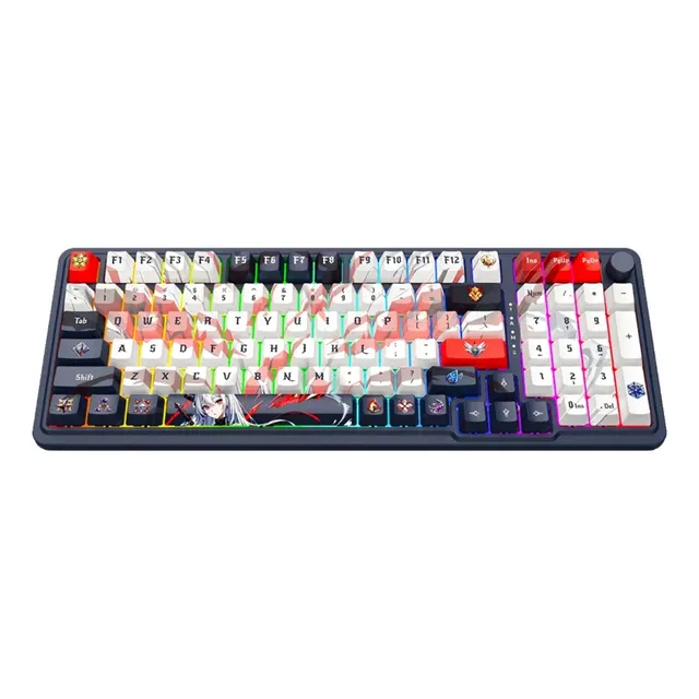 Teclado Mecanico Redragon Eisa K686-rgb-pro Inalambrico Bt U Blanco Inglés Us