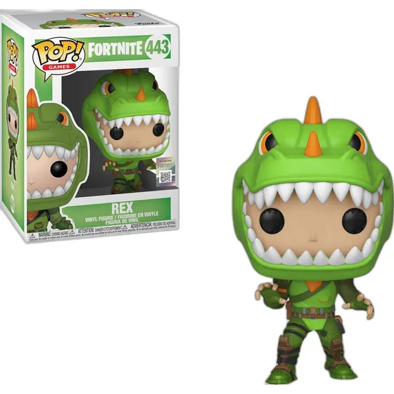Funko Pop! Juegos: Fortnite - Rex, Multicolor