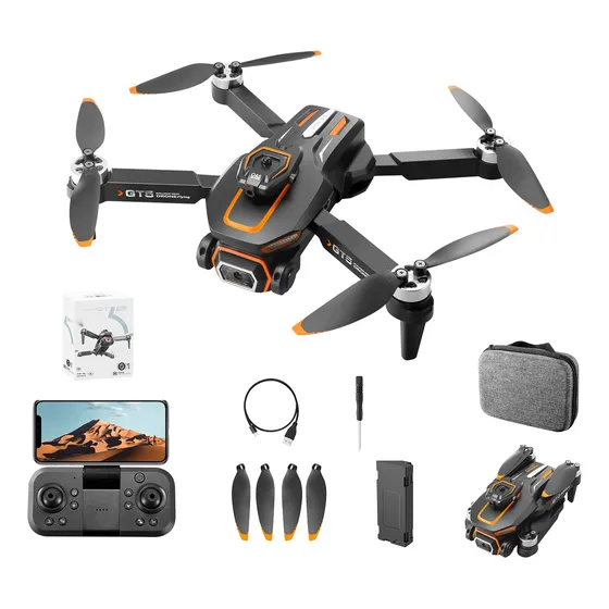 Dual Câmera Profissional Dobrável Hd Câmera Drone