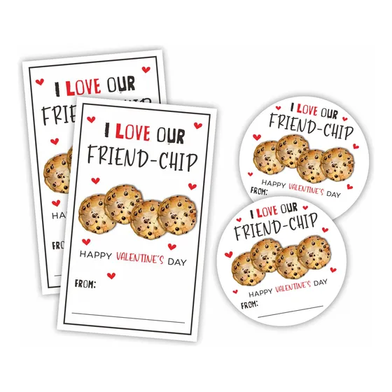 Kit Etiqueta Para Dia San Valentin I Love Our Friend-chip 20