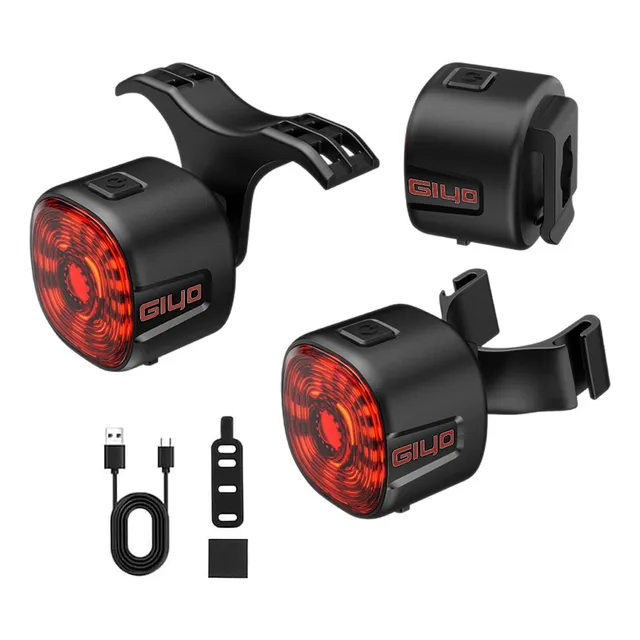 Luz Bicicleta Láser Recargable Usb Impermeable Lampara Bici