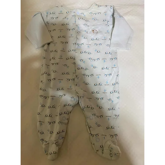 Mono De Niño Usado, Talla 0 A 3 Meses.