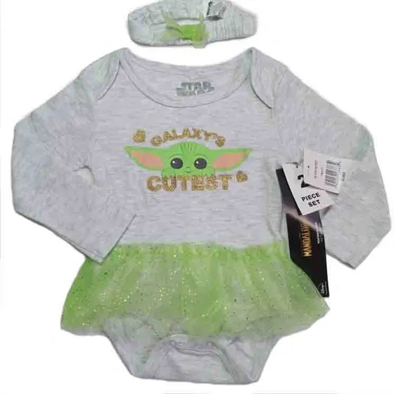 Vestido Body Bebe 6 A 9 Meses. Set 2 Piezas. Star Wars