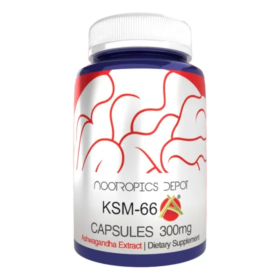 Suplemento Ksm-66 Ashwagandha 300 Mg 90 Capsulas Nootropics