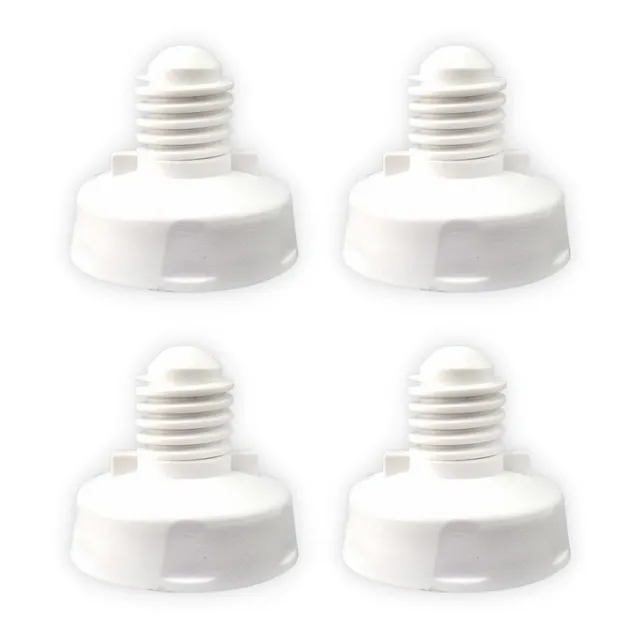 Kit 4 Pé Nivelador Lavadora Lte12 Lt10 Lt12  Electrolux